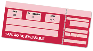 Ilustração Cartão de Embarque